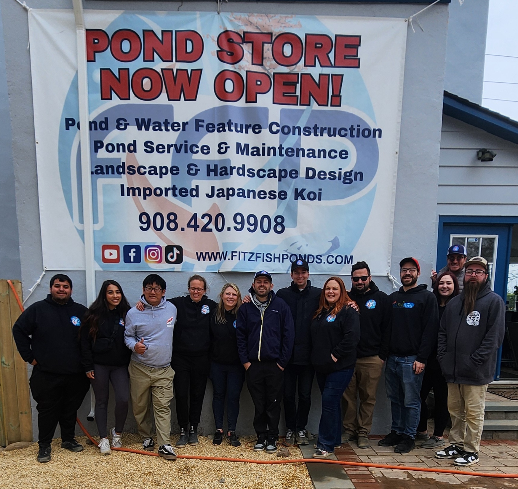 Fitz's Fish Ponds New Hope Store Grand Opening Event Was a Huge Success!