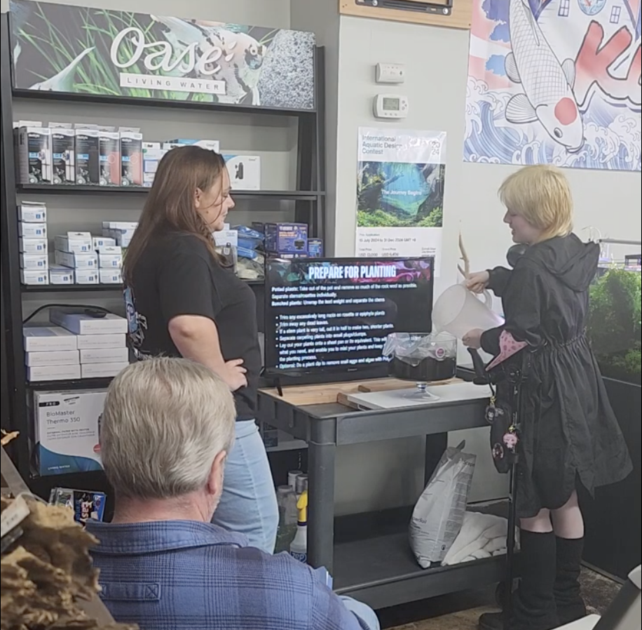 Aquascaping 101 is a hands-on workshop designed for beginners; no matter if you&rsquo;re completely new to aquascaping or aquarium keeping in general. In just one hour, you&rsquo;ll gain a comprehensive understanding of how to start and maintain a thriving planted aquarium.